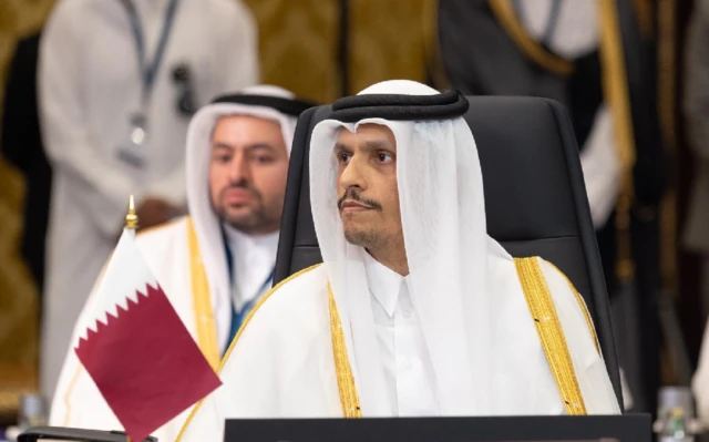 Qatar's Prime Minister Sheikh Mohammed bin Abdulrahman bin Jassim Al-Thani