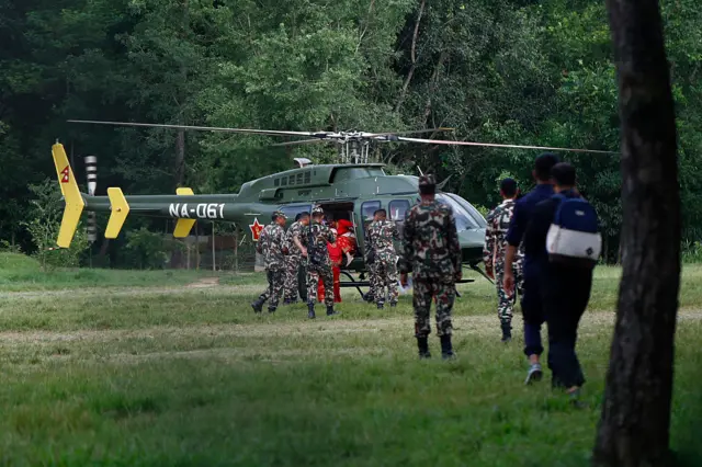 Nepal army rescue