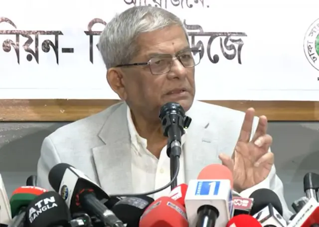 বিএনপি নেতা মির্জা ফখরুল ইসলাম আলমগীর