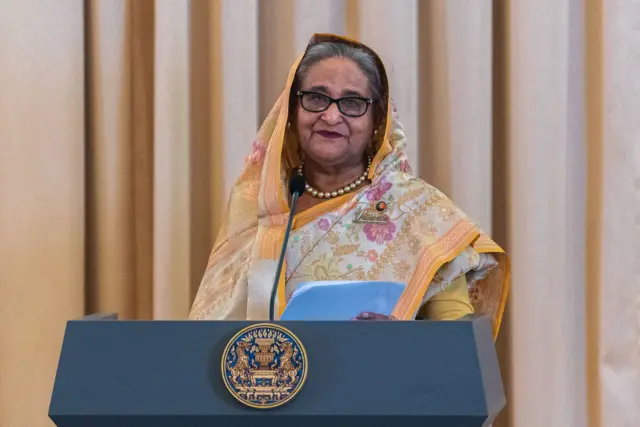 Picha ya aliyekuwa waziri mkuu wa Bangladesh Sheikh Hasina