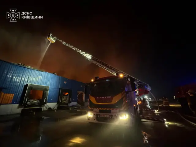 Последствия атаки в Киевской области