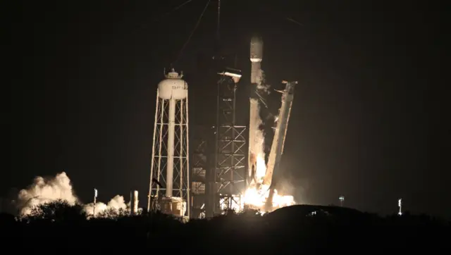 ၂၀၂၅ ခုနှစ် ဇန်နဝါရီလက လွှတ်တင်ခဲ့တဲ့ SpaceX Falcon 9 ဒုံးပျံ