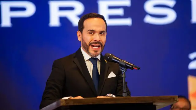 Abelardo de la Espriella, durante un acto celebrado a fines de junio de 2026.