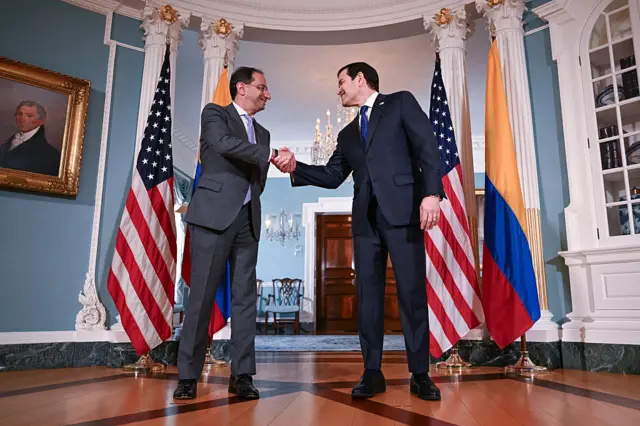 José Manuel Restrepo y Marco Rubio