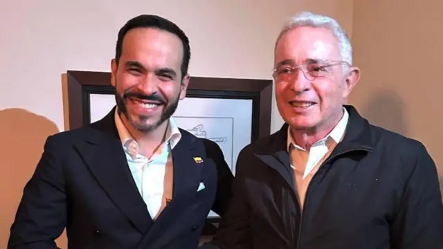 De la Espriella y Uribe en un encuentro antes de la campaña.