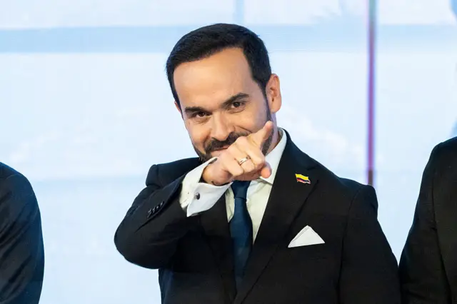De la Espriella, en una rueda de prensa reciente.