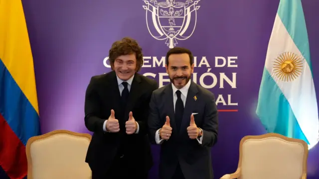 Javier Milei y Abelardo de la Espriella