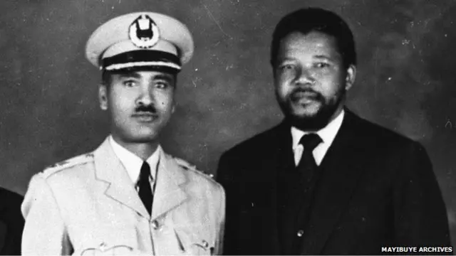 General Tadesse Birru and Nelson Mandela