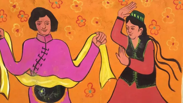 Mural di Jalur Sutra
