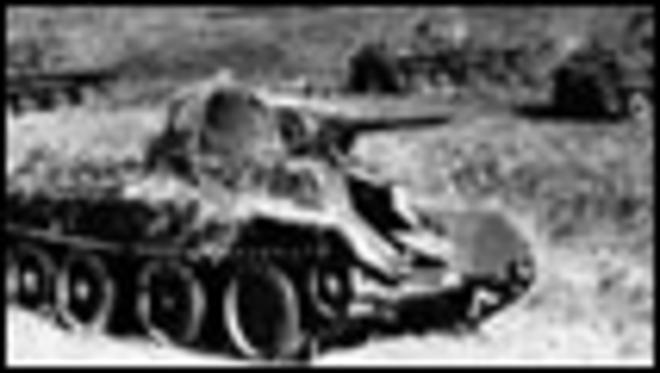 Советский танк БТ-5 на исходной позиции