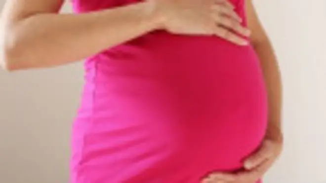 Embarazo. Foto de archivo