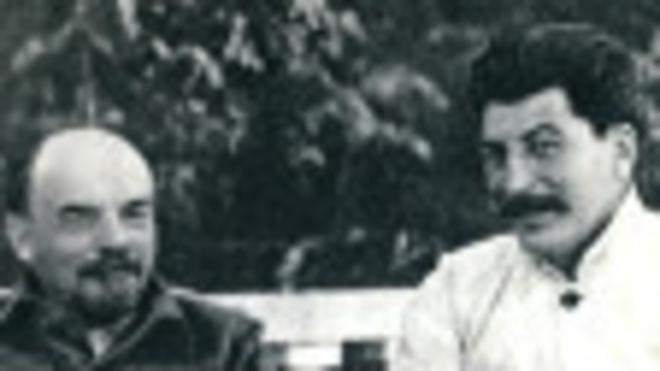 Ленин и Сталин в Горках в июле 1922 года