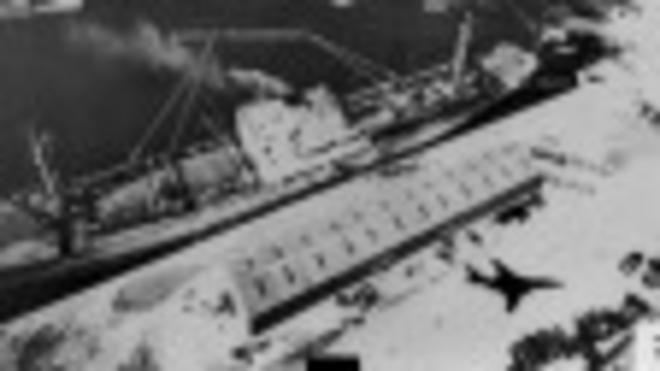 Советский сухогруз "Николаев" в кубинском порту Касильда во время Карибского кризиса