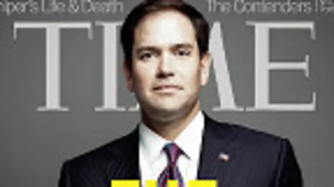 Marco Rubio en la portada de Time