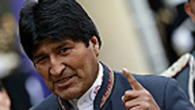 Evo Morales, presidente de Bolivia