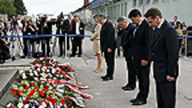 inauguración de museo en Mauthausen