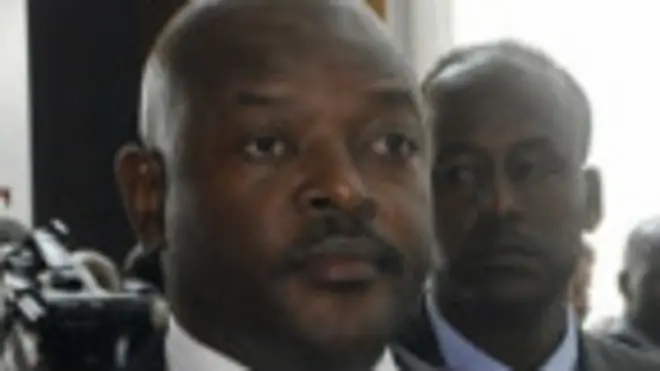Presidente de Burundi, Pierre Nkurunziza