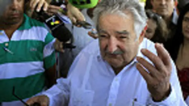 José Mujica, presidente de Uruguay, en Cuba