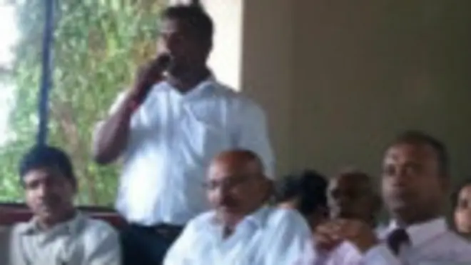 A meeting in Dorape school