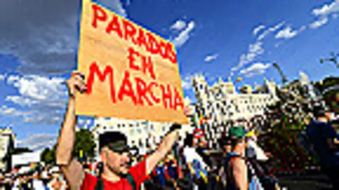 Manifestaciones contra el desempleo en España en 2012