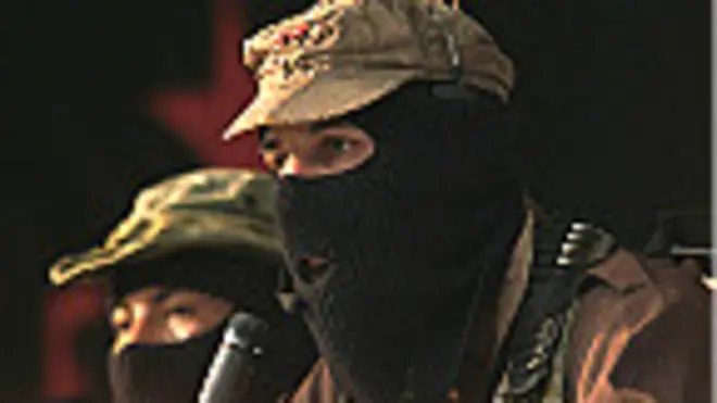 Subcomandante Marcos. Foto de archivo