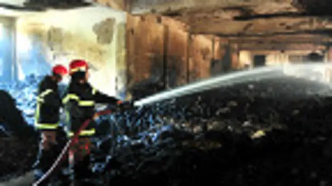 Пожежа в "Жовтні" почалася з даху - ДСНС