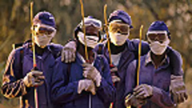 Trabajadores en África subsahariana