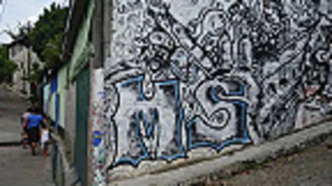 Mural de la Mara Salvatrucha en San Salvador