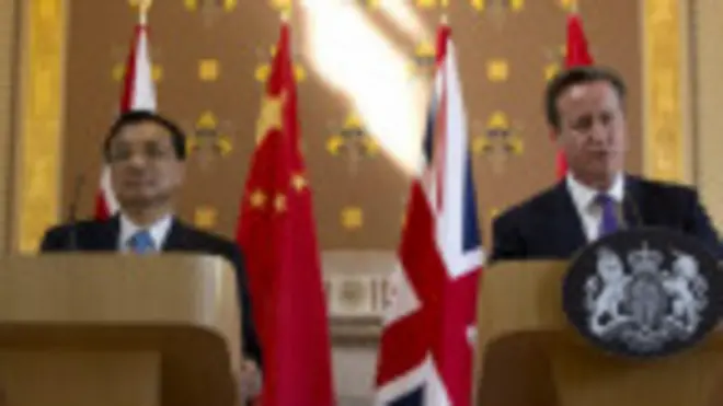 中國總理李克強與英國首相卡梅倫（17/06/2014）