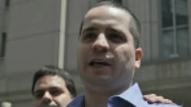 Gilberto Valle con su madre