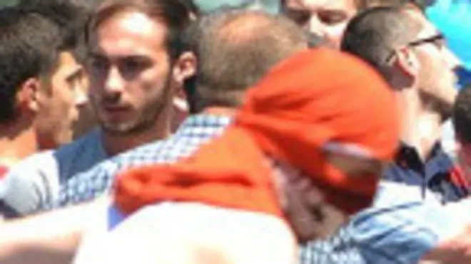 Protestas en Macedonia