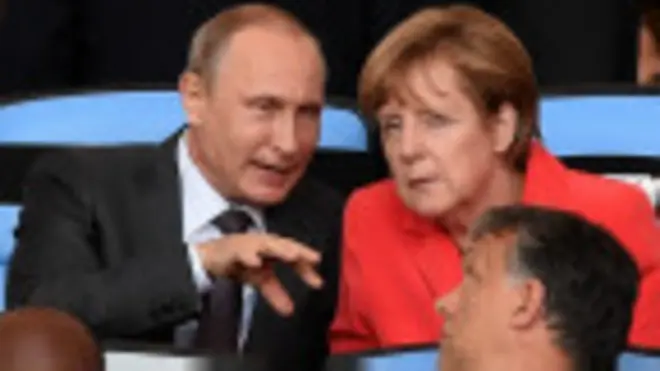 мекель і Путін