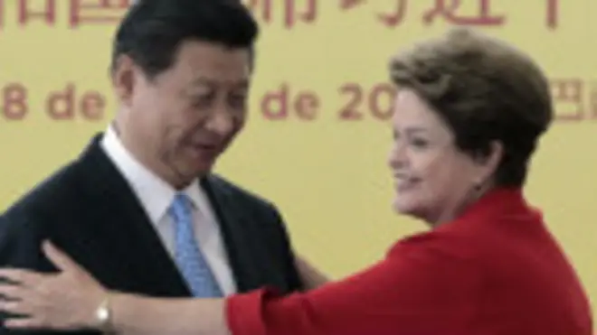Presidentes de China y Brasil