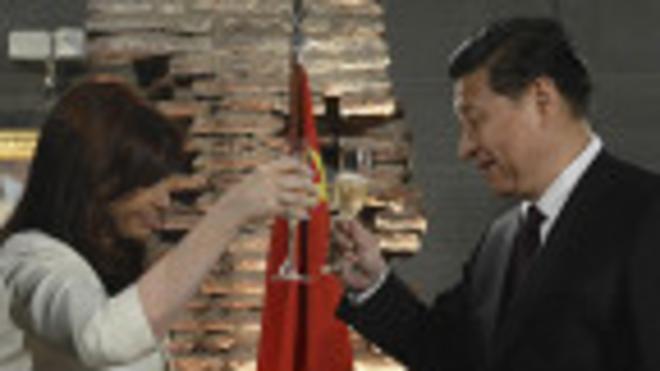 Cristina Fernández y Xi Jinping