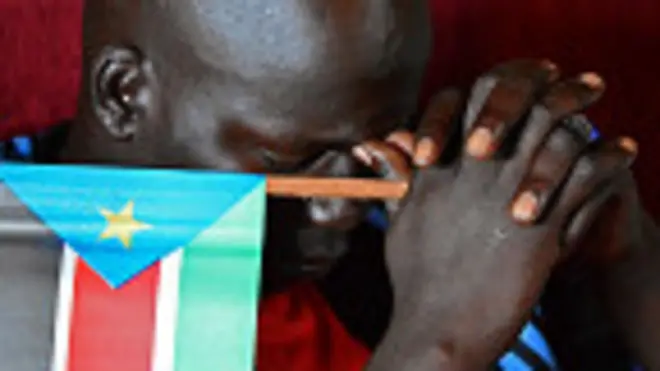 Hombre de Sudán del Sur