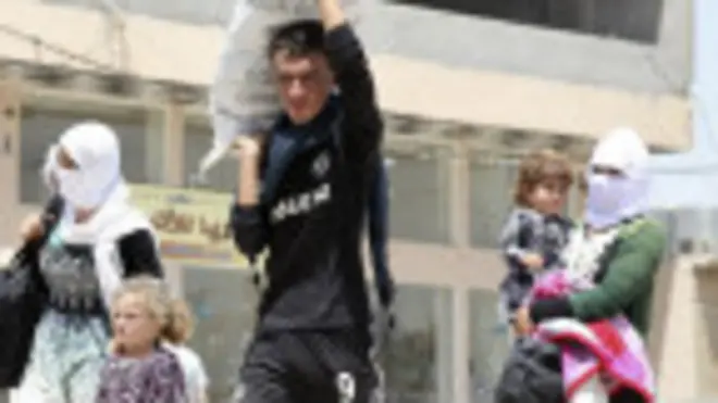 Refugiados yazidíes