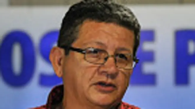 Pablo Catatumbo, dirigente de las FARC, en La Habana