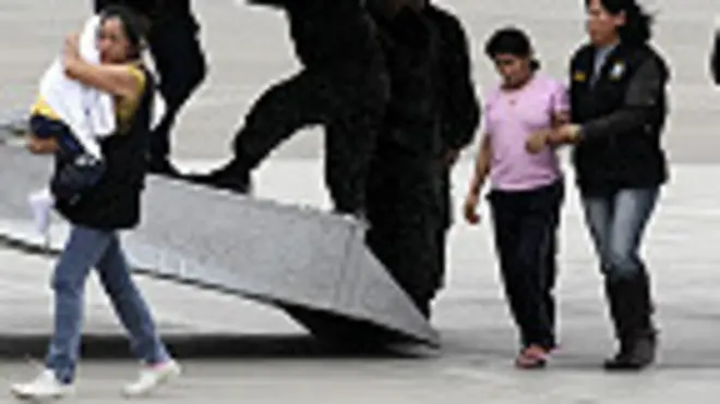 Exrehenes de Sendero Luminoso llegan a Lima