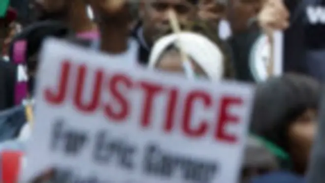 Manifestación en Staten Island