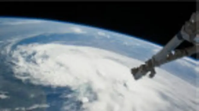 Satélite en el espacio