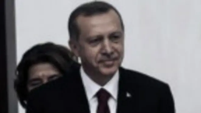Erdogan durante la jura