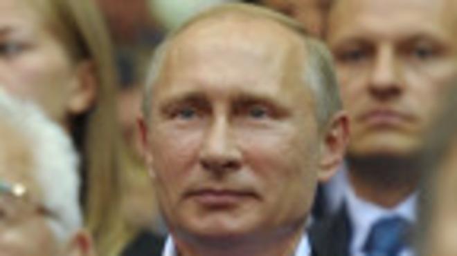 Vladimir Putin en Siberia
