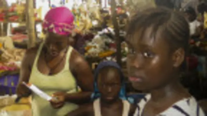 Mercado en Sierra Leona