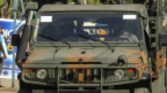Soldados en Rio de Janeiro
