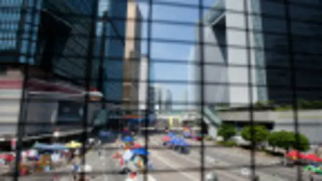 香港佔中第九天（BBC中文網照片）