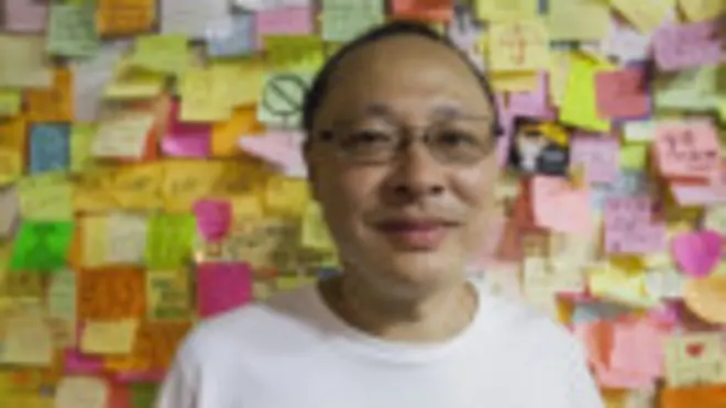 佔中發起人之一戴耀廷（06/10/2014）