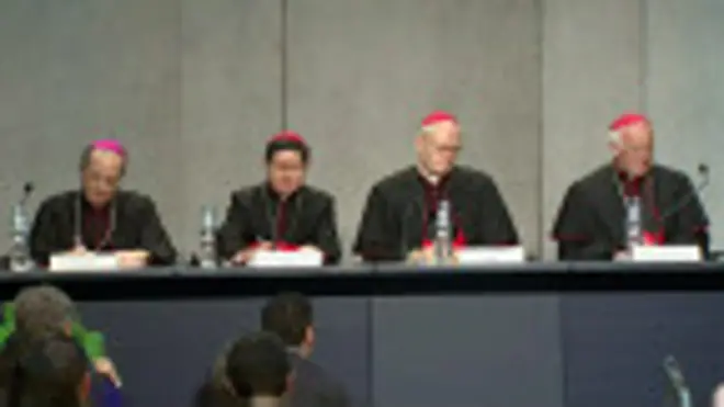 Des évêques participant au synode sur la famille, du 5 au 19 octobre 2014, au Vatican. 