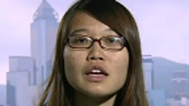 香港學聯常委、香港大學學生會會長梁麗幗