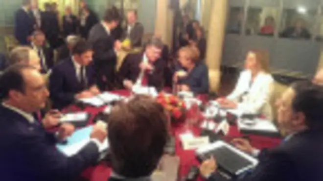 Путин и Порошенко