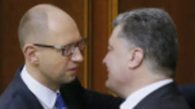 Яценюк и Порошенко
